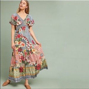 Farm Rio Helja Maxi Dress Floral Extra Large